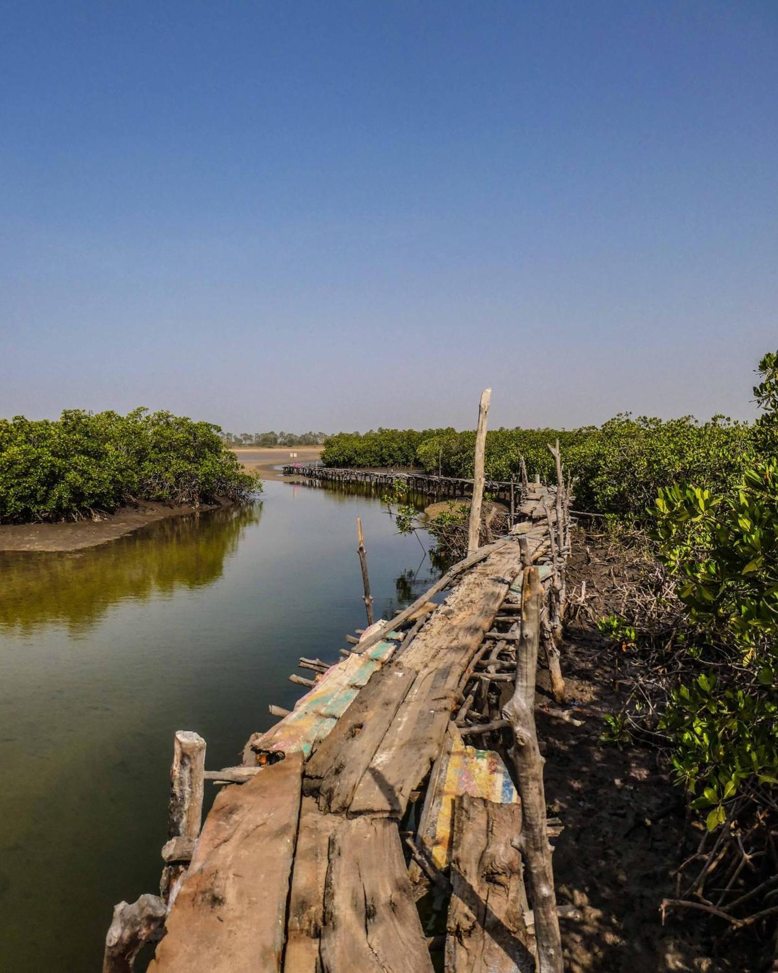 Nguel Du Saloum - Chez Abdou Et Mar Hotell Mar Lodj Exteriör bild