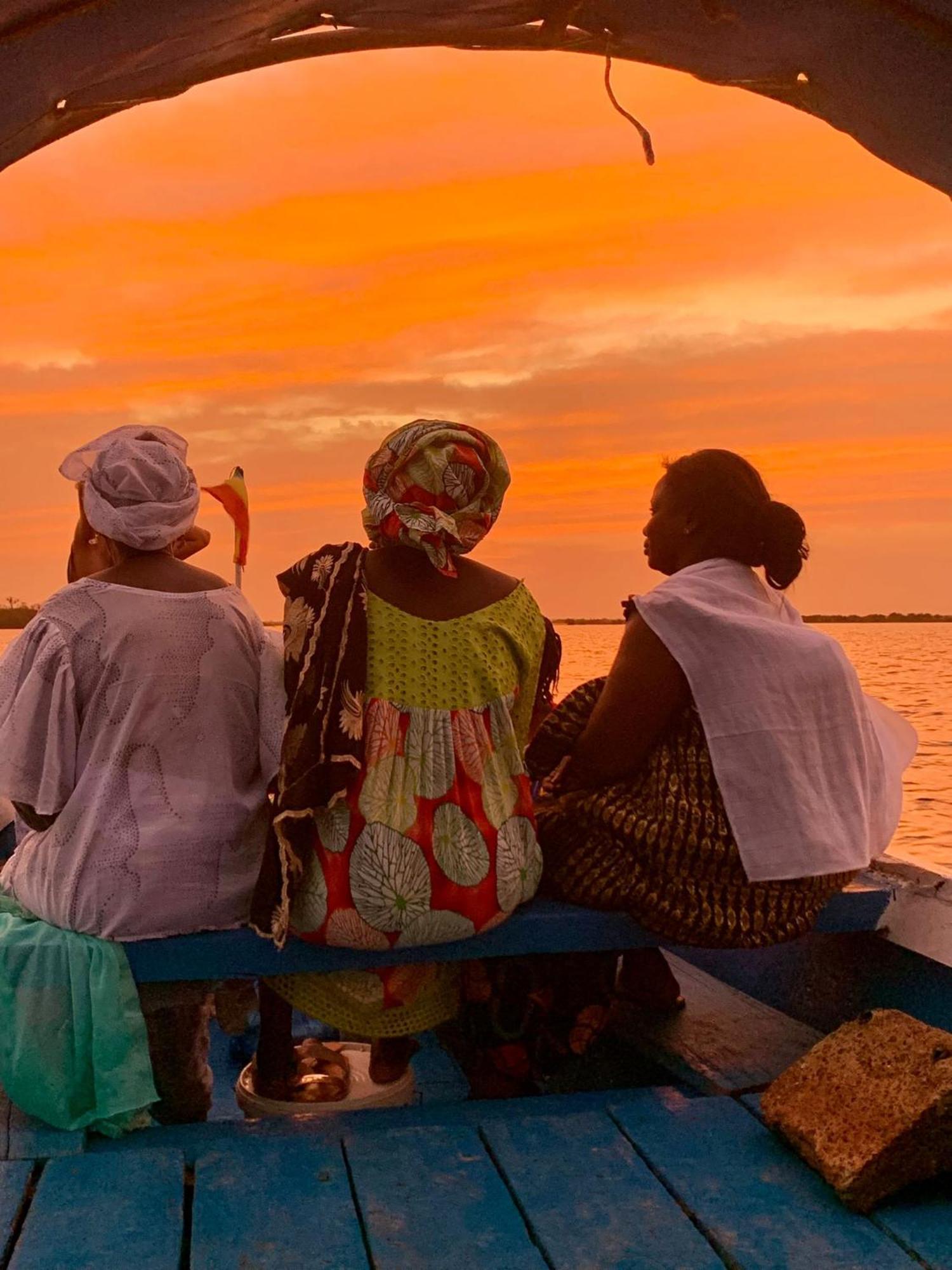 Nguel Du Saloum - Chez Abdou Et Mar Hotell Mar Lodj Exteriör bild